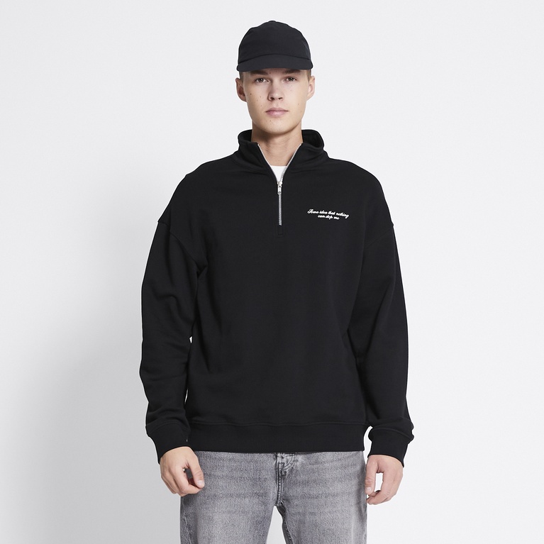 Half zip sweater "Day"